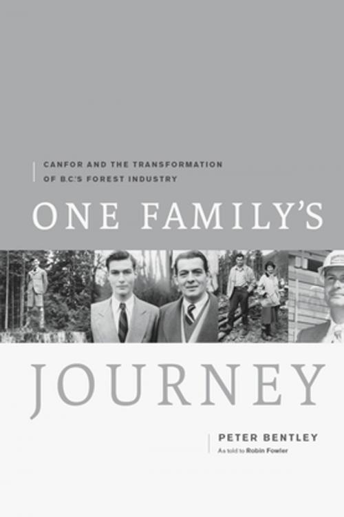 Cover of the book One Family's Journey by Peter Bentley, Douglas and McIntyre (2013) Ltd.