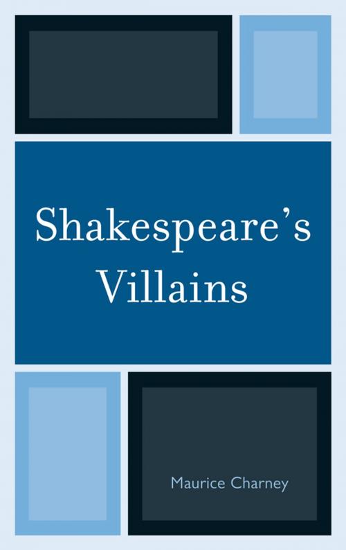 Cover of the book Shakespeare's Villains by Maurice Charney, Fairleigh Dickinson University Press