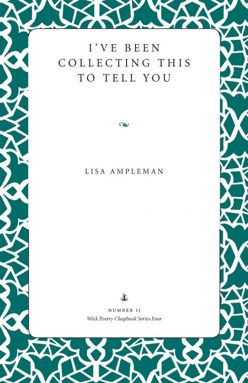 Cover of the book I've Been Collecting This to Tell You by Lisa Ampleman, The Kent State University Press