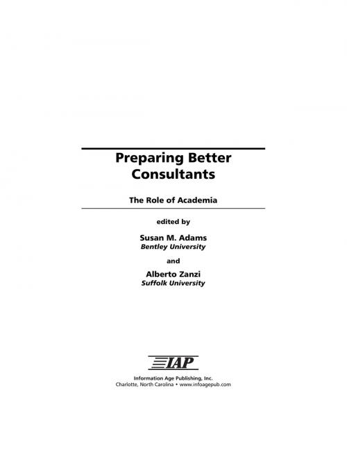 Cover of the book Preparing Better Consultants by , Information Age Publishing