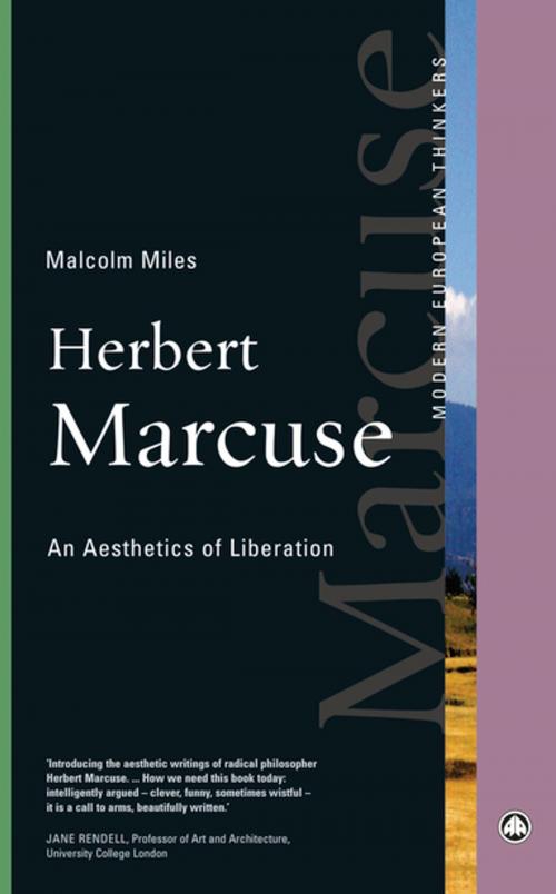 Cover of the book Herbert Marcuse by Malcolm Miles, Pluto Press