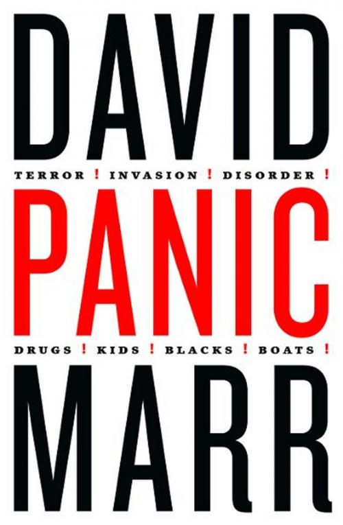 Cover of the book Panic by David Marr, Black Inc.