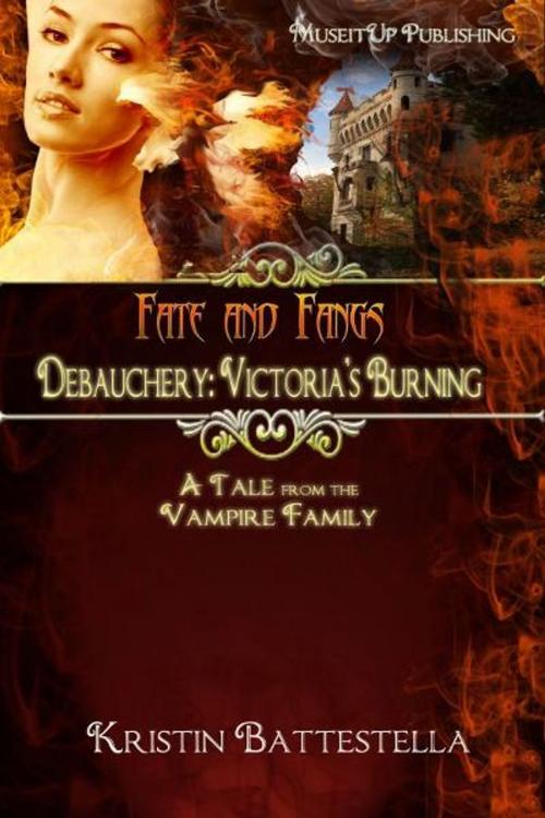 Cover of the book Debauchery: Victoria's Burning by Kristin Battestella, MuseItUp Publishing