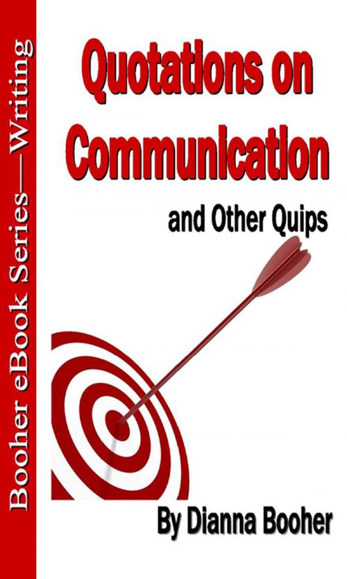Cover of the book Quotations on Communication by Dianna Booher, Booher Research Institute