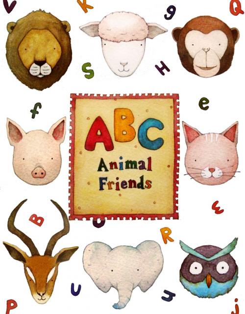 Cover of the book ABC Animal Friends: Alphabet book for kids by BUDKIDS, BUDKIDS