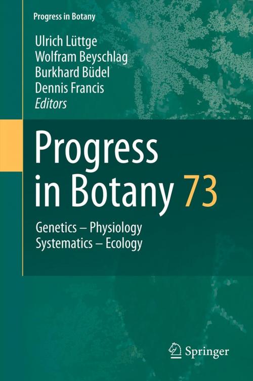 Cover of the book Progress in Botany Vol. 73 by , Springer Berlin Heidelberg