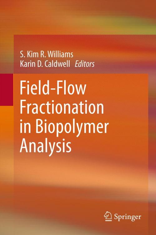 Cover of the book Field-Flow Fractionation in Biopolymer Analysis by , Springer Vienna