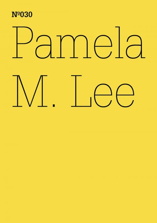 Cover of the book Pamela M. Lee by Pamela M. Lee, Hatje Cantz Verlag
