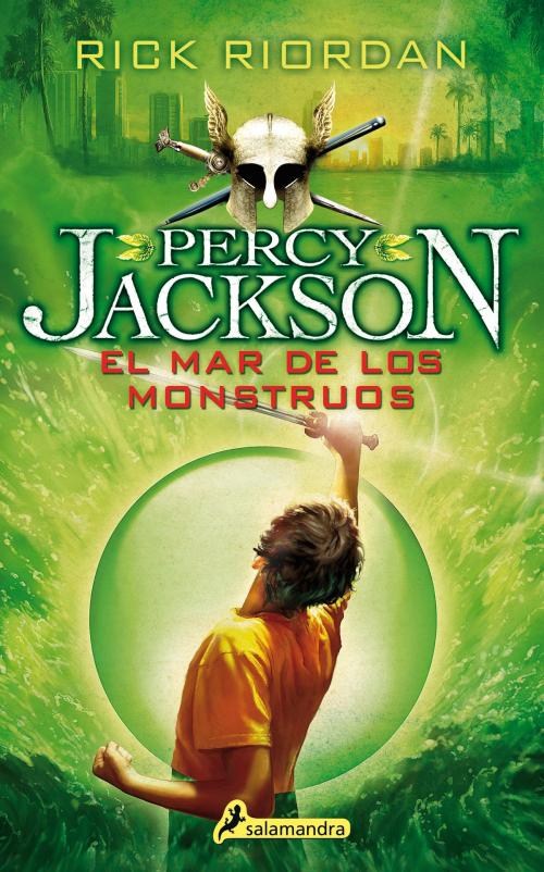 Cover of the book El mar de los monstruos by Rick Riordan, Ediciones Salamandra