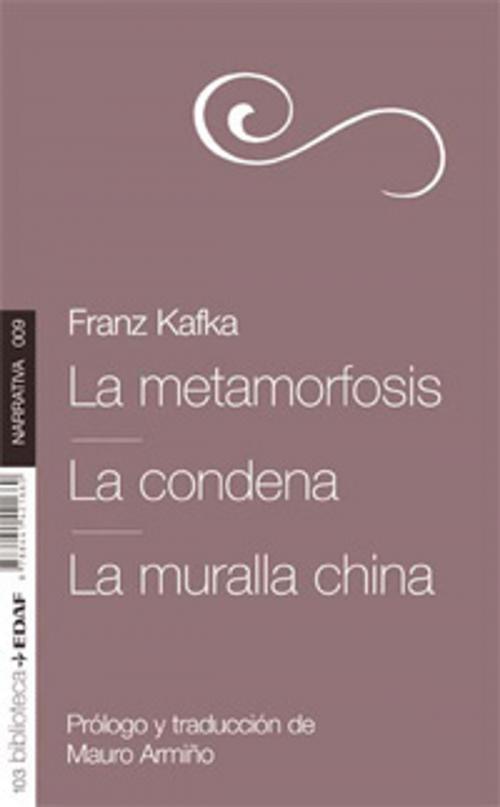 Cover of the book METAMORFOSIS, LA by Franz Kafka, Edaf