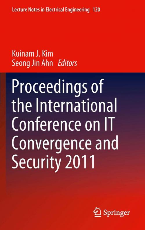 Cover of the book Proceedings of the International Conference on IT Convergence and Security 2011 by , Springer Netherlands