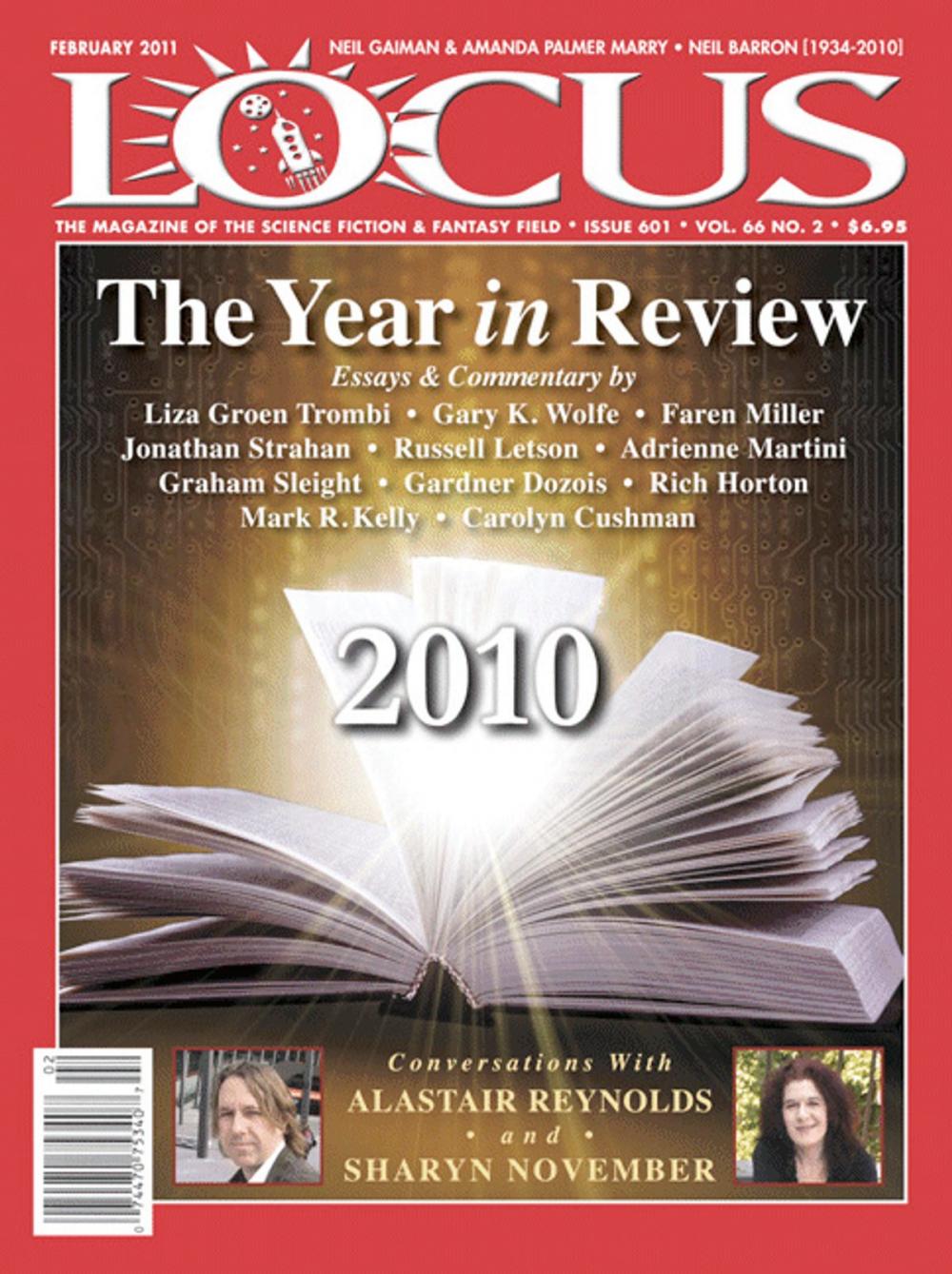 Big bigCover of Locus Magazine, Issue 601, February 2011