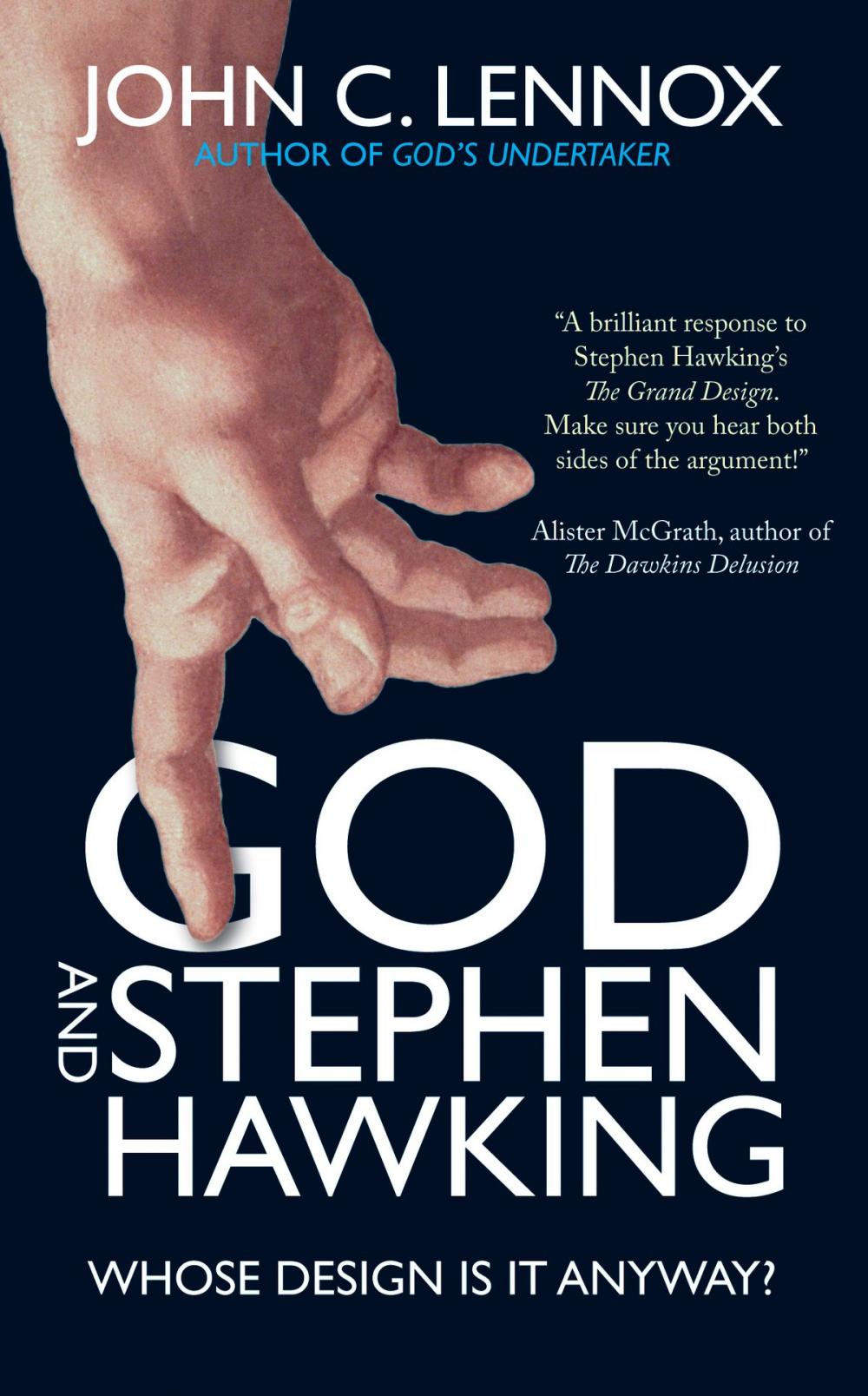Big bigCover of God and Stephen Hawking