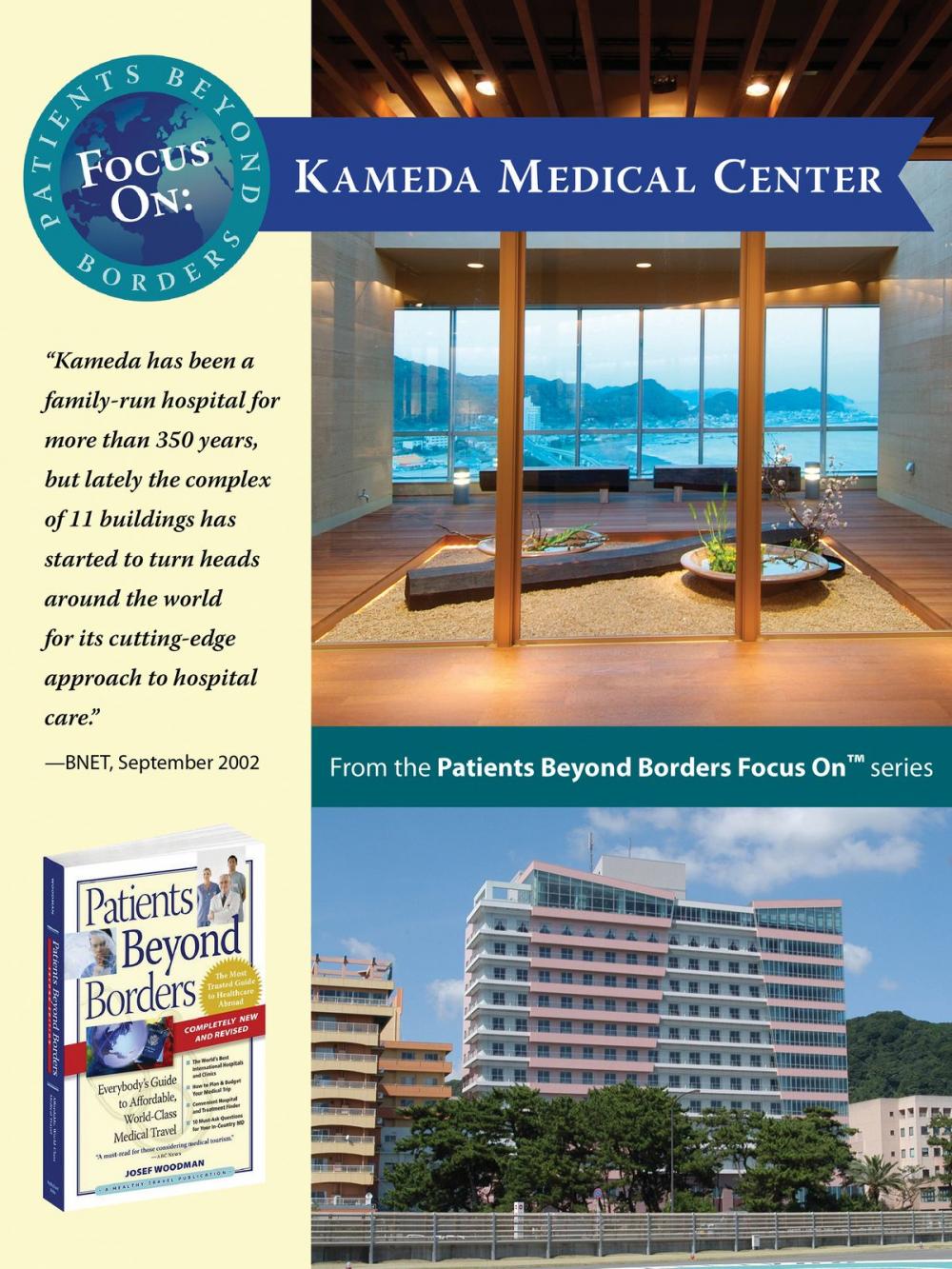 Big bigCover of Patients Beyond Borders Focus On: Kameda Medical Center