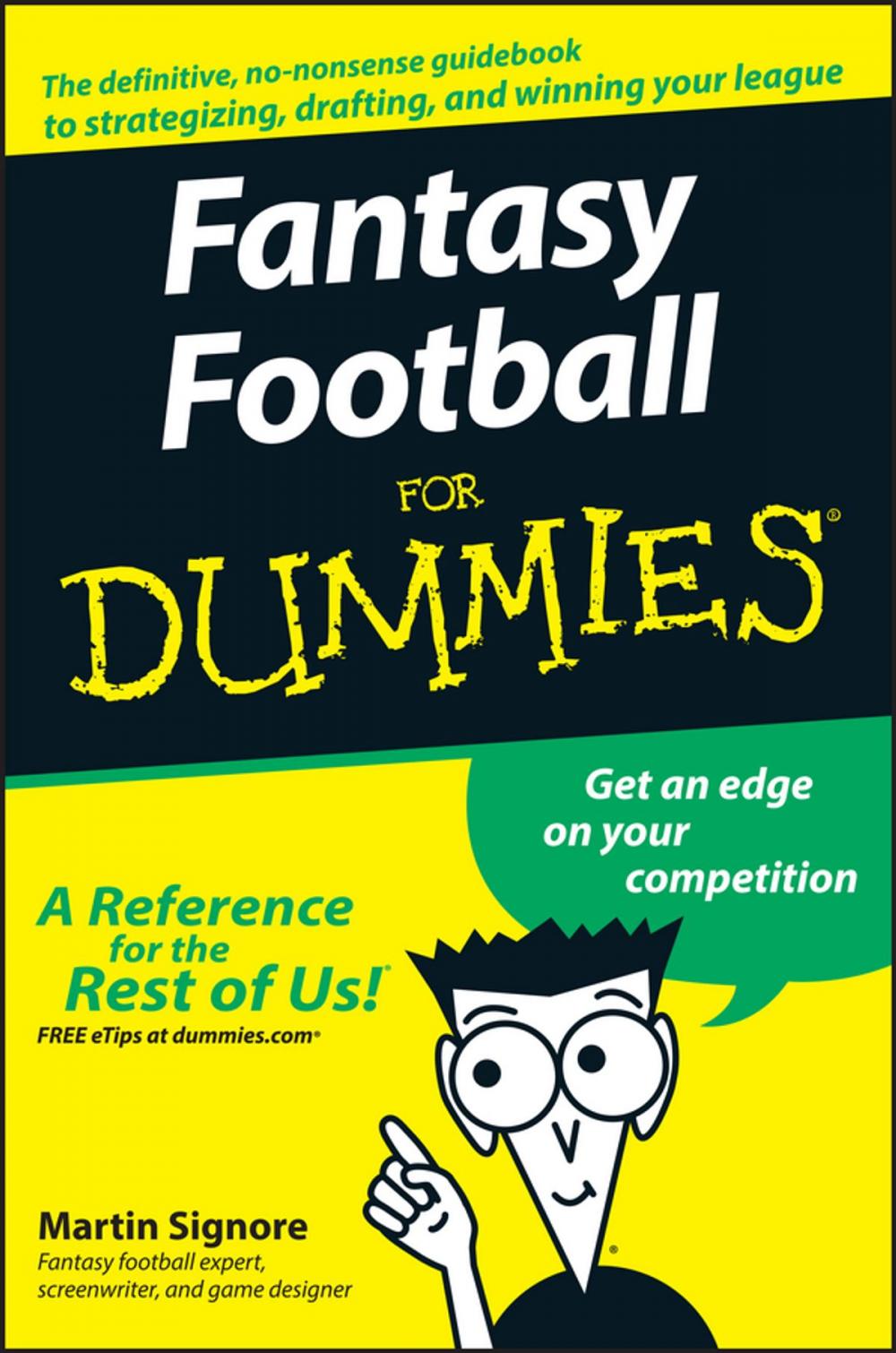 Big bigCover of Fantasy Football For Dummies