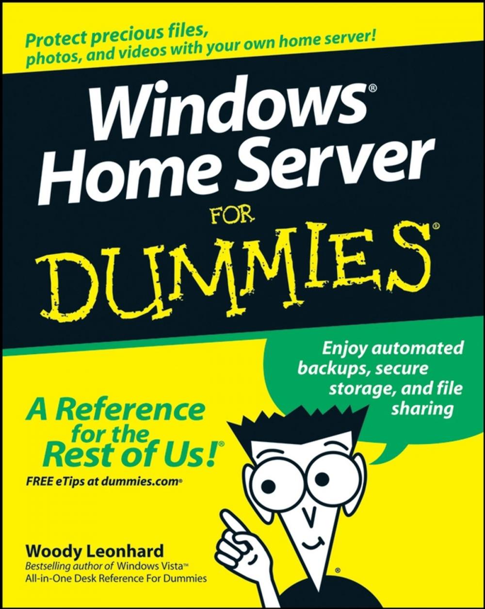 Big bigCover of Windows Home Server For Dummies