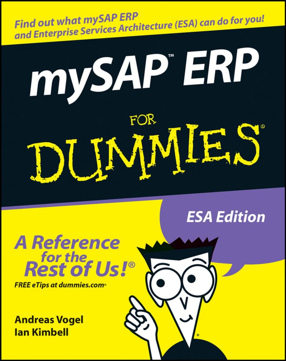 Big bigCover of mySAP ERP For Dummies
