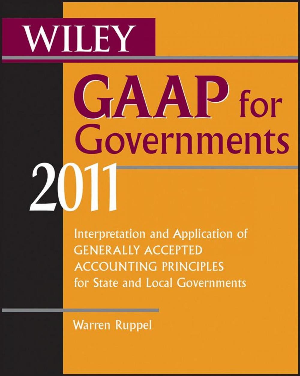 Big bigCover of Wiley GAAP for Governments 2011