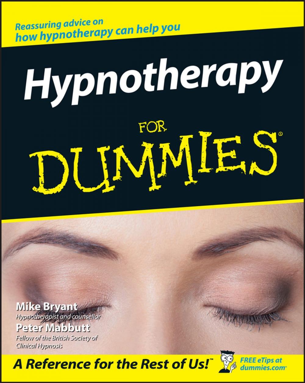 Big bigCover of Hypnotherapy For Dummies