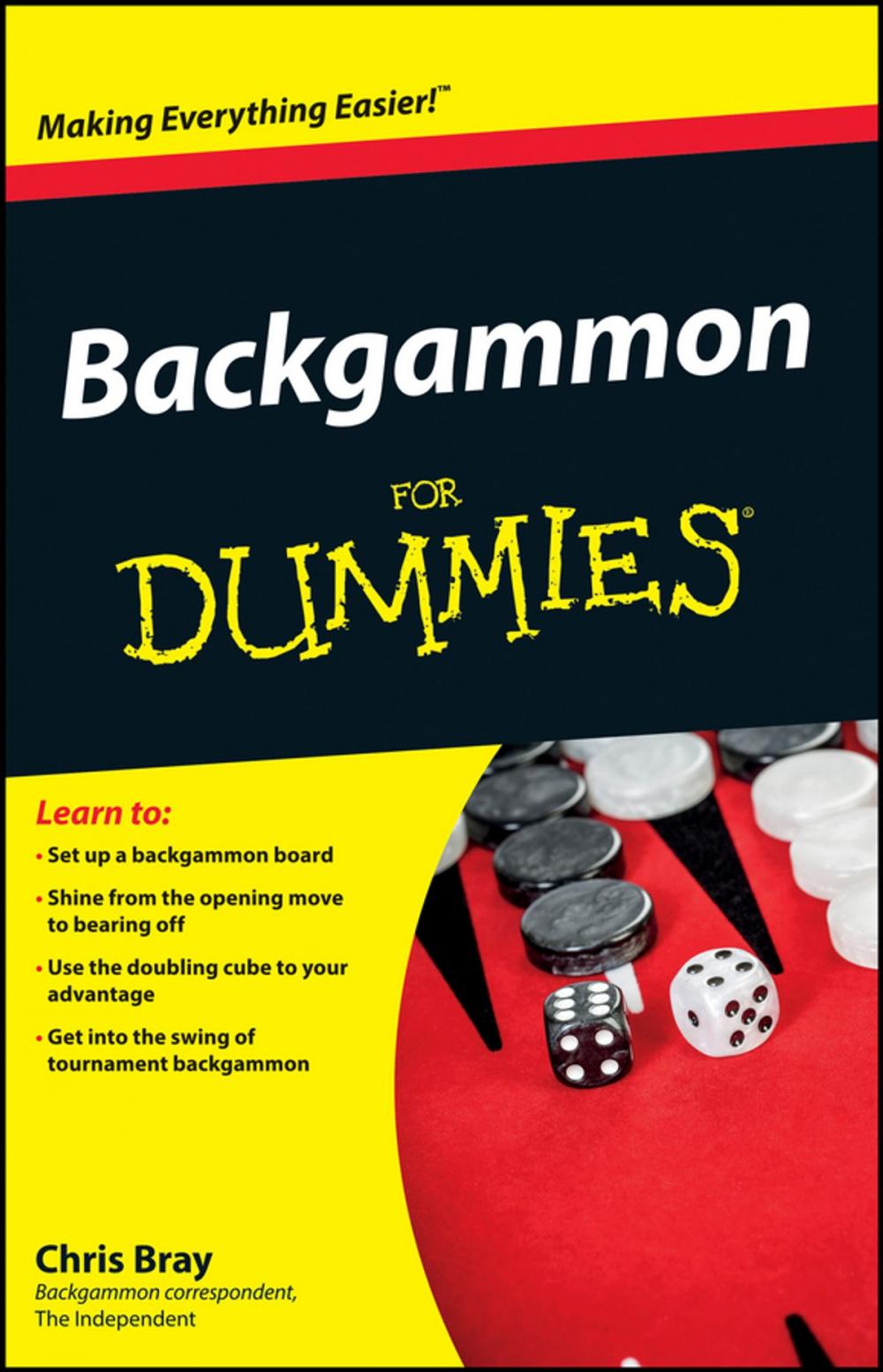 Big bigCover of Backgammon For Dummies