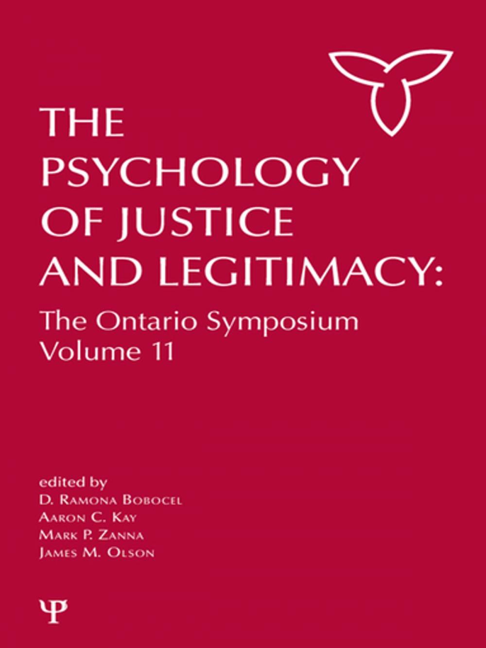 Big bigCover of The Psychology of Justice and Legitimacy