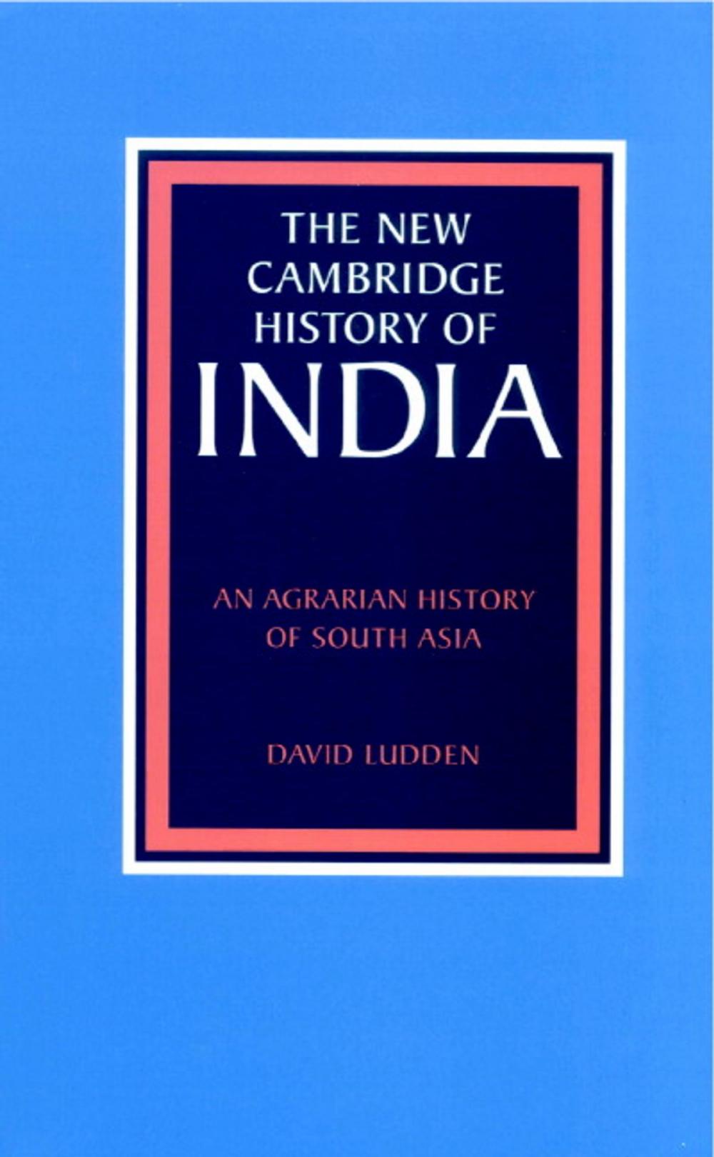Big bigCover of An Agrarian History of South Asia
