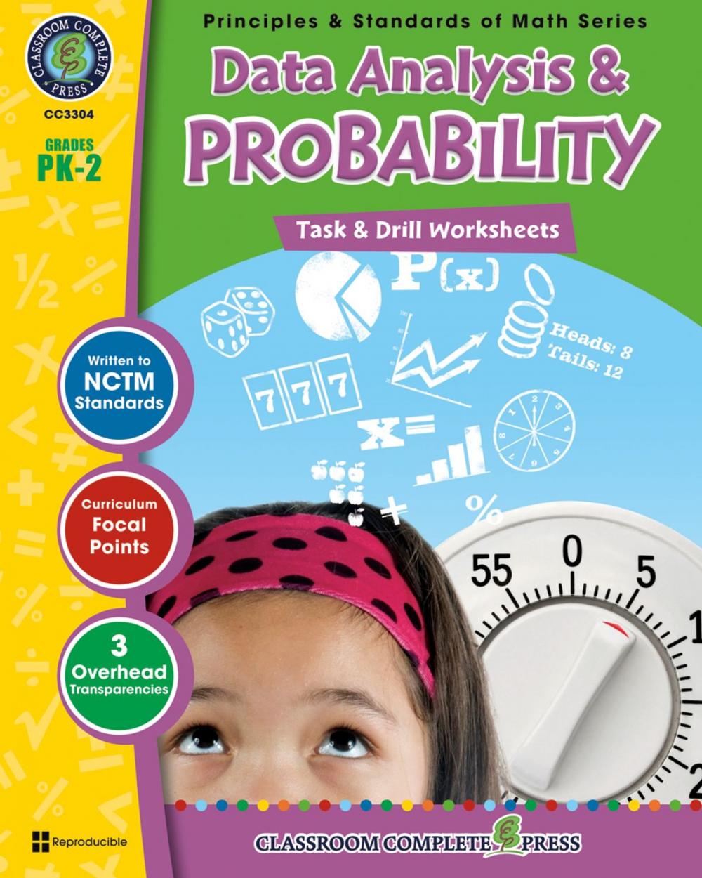 Big bigCover of Data Analysis & Probability - Task & Drill Sheets Gr. PK-2