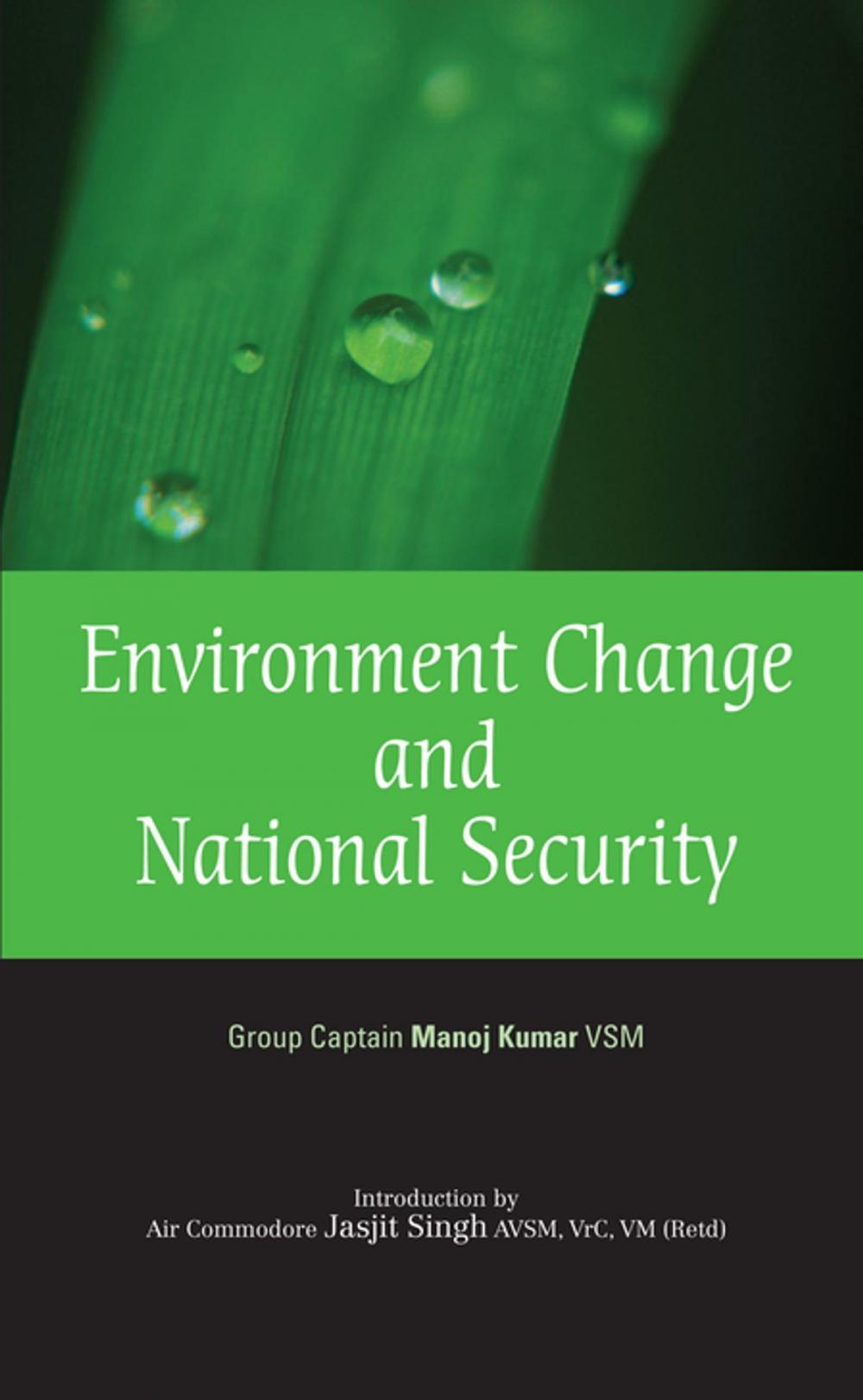 Big bigCover of Environment Change and National Security