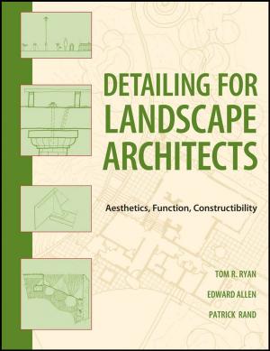 Book cover of Detailing for Landscape Architects