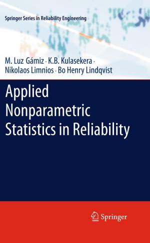 Cover of the book Applied Nonparametric Statistics in Reliability by Ágnes Vathy-Fogarassy, János Abonyi