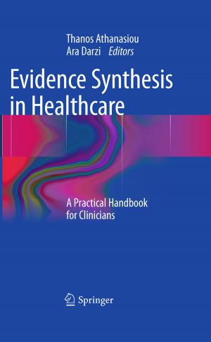 Cover of the book Evidence Synthesis in Healthcare by R.A. Audisio, H.S. Stoldt