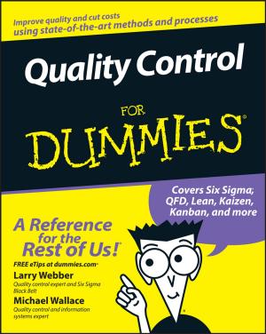 Cover of the book Quality Control for Dummies by Mary Evans