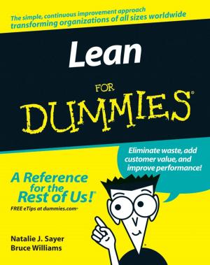 Cover of the book Lean For Dummies by John Shindler
