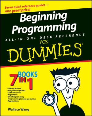 Cover of the book Beginning Programming All-In-One Desk Reference For Dummies by Tanja Gaich, Ekkehard Winterfeldt