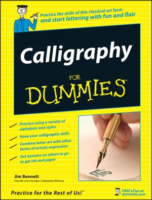 Cover of the book Calligraphy For Dummies by Rachel Kerr, Eirin Mobekk