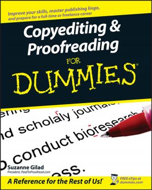 Cover of the book Copyediting and Proofreading For Dummies by Consumer Dummies