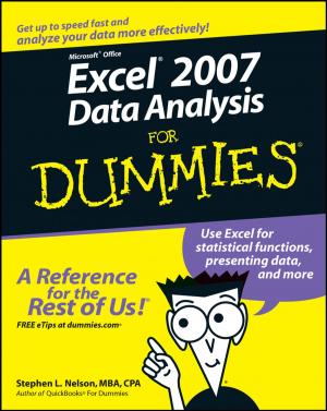 Cover of the book Excel 2007 Data Analysis For Dummies by Emanuela Ceva, Michele Bocchiola