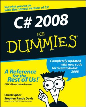 Book cover of C# 2008 For Dummies