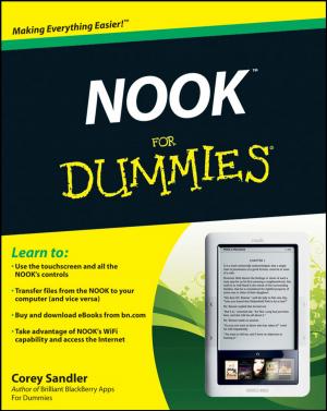Cover of the book NOOK For Dummies by Edna Chun, Alvin Evans