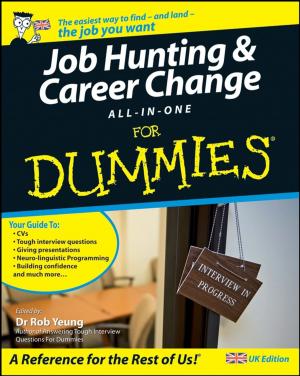 Cover of the book Job Hunting and Career Change All-In-One For Dummies by Sarah Miller Caldicott