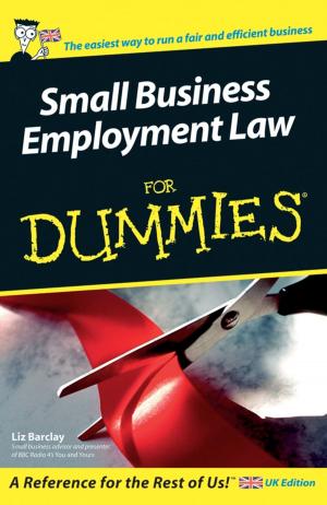 Cover of the book Small Business Employment Law For Dummies by Dale Ruther