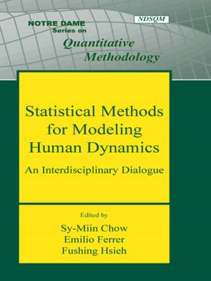 Cover of the book Statistical Methods for Modeling Human Dynamics by Pat Thomson