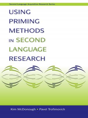 Cover of the book Using Priming Methods in Second Language Research by 