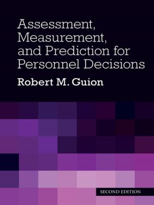Cover of the book Assessment, Measurement, and Prediction for Personnel Decisions by Philip Andrews-Speed, Xuanli Liao, Roland Dannreuther