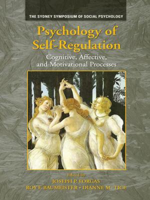 Cover of the book Psychology of Self-Regulation by Elizabeth Peirce
