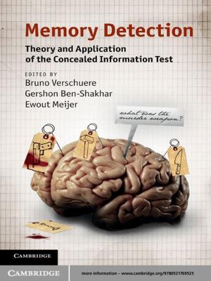 Cover of the book Memory Detection by Michalinos Zembylas, Constadina Charalambous, Panayiota Charalambous