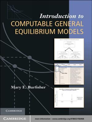 Cover of the book Introduction to Computable General Equilibrium Models by Jennifer Fraser, Donna Waters, Elizabeth Forster, Nicola Brown