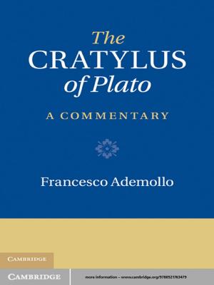 Cover of the book The Cratylus of Plato by Gauthier de Beco, Rachel Murray