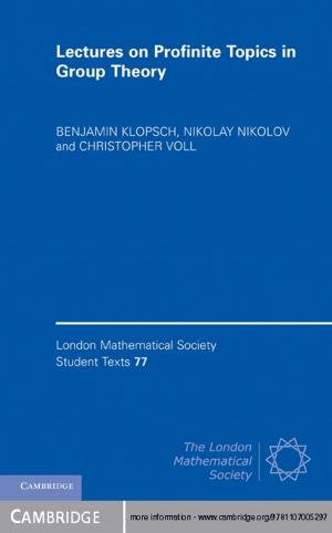 Cover of the book Lectures on Profinite Topics in Group Theory by Kristin Gjesdal