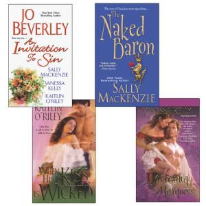 Cover of the book Hot Historicals Bundle with An Invitation to Sin, The Naked Baron, When His Kiss Is Wicked, & Mastering the Marquess by Ray Speckman